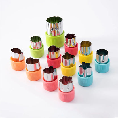 Eco-friendly kitchen tools: mini fruit and vegetable cutters for creative kids' snacks