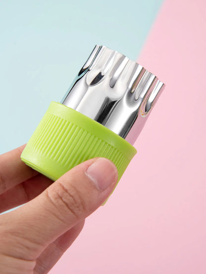 Twelve pieces of mini cutters for vegetables, ideal for playful kids' snacks