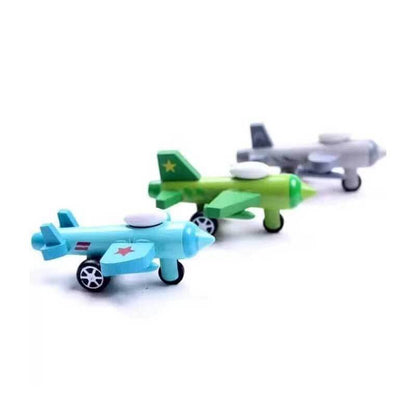 Children's wooden toy airplanes, miniature collectibles, safe and durable, perfect for imaginative play