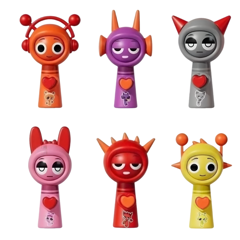 Assorted kids' action figure fidget keychains, perfect sharing toys and boredom busters