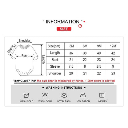 Everyday baby clothing: a 7-pack of comfortable, easy-care cotton rompers for newborns.