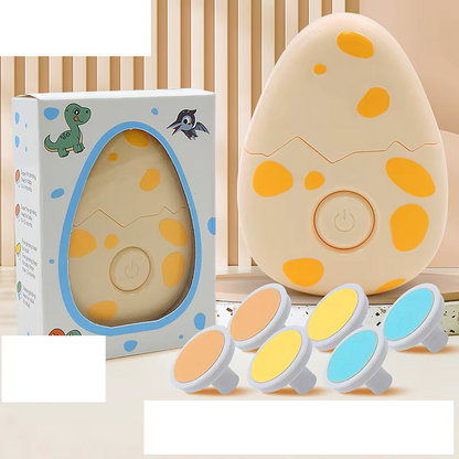 Silent electric baby nail file, dinosaur egg shape, designed for ultimate infant safety