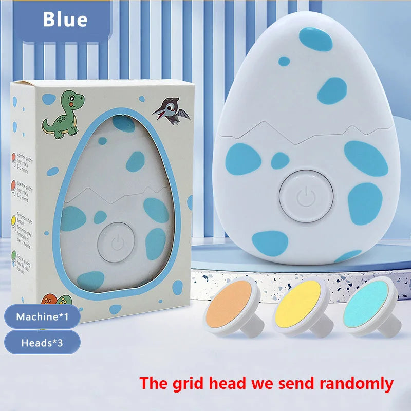 Portable dinosaur egg electric baby nail file, ideal for safe newborn grooming