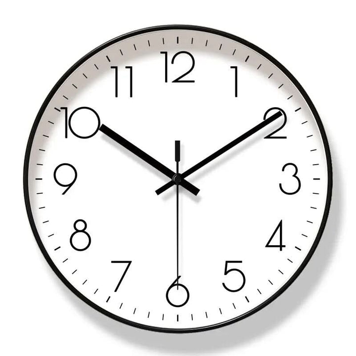 Modern minimalist Nordic wall clock, silent, precise, and stylish for home decor.