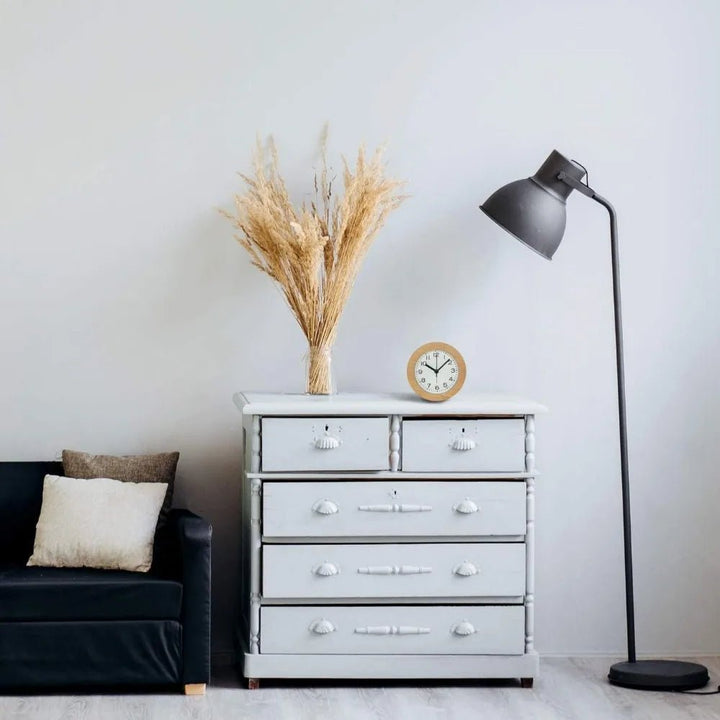 Non-ticking silent wooden alarm clock, a natural wood sleep aid for a tranquil bedroom environment.