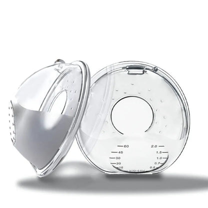 Complete silicone breast milk collector kit, a practical breastfeeding aid for every nursing mom.