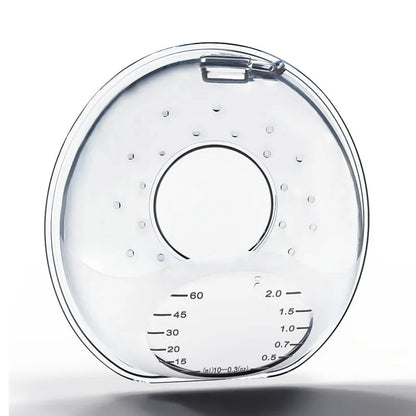 Durable silicone breast milk collector for nursing, perfect for catching let-down milk effortlessly.