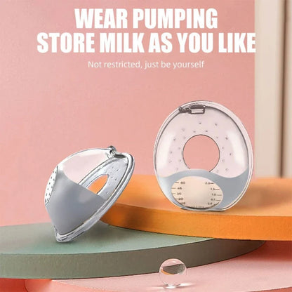 Eco-friendly silicone breast milk saver, a reusable and hygienic solution for breastfeeding journeys.