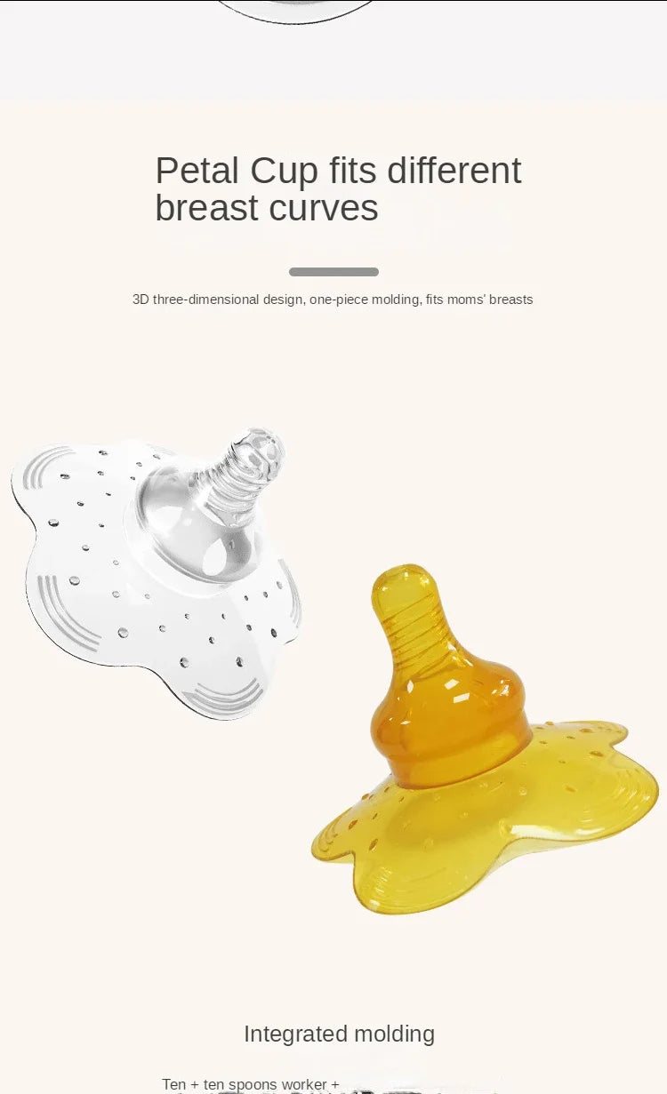 Array of silicone nipple shields, different sizes, to ensure a perfect fit for breastfeeding mothers.