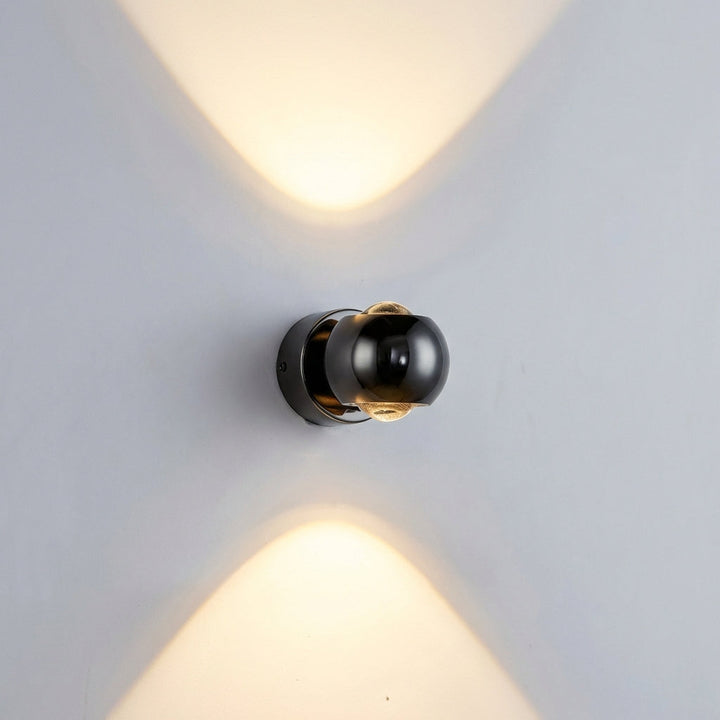 Modern decorative Glintara LED wall light, offering adjustable dimmable ambient and accent lighting.