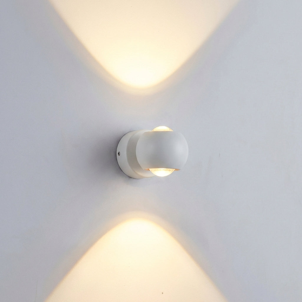 Contemporary Glintara LED wall light, ideal for creating adjustable ambient and accent lighting in modern rooms.