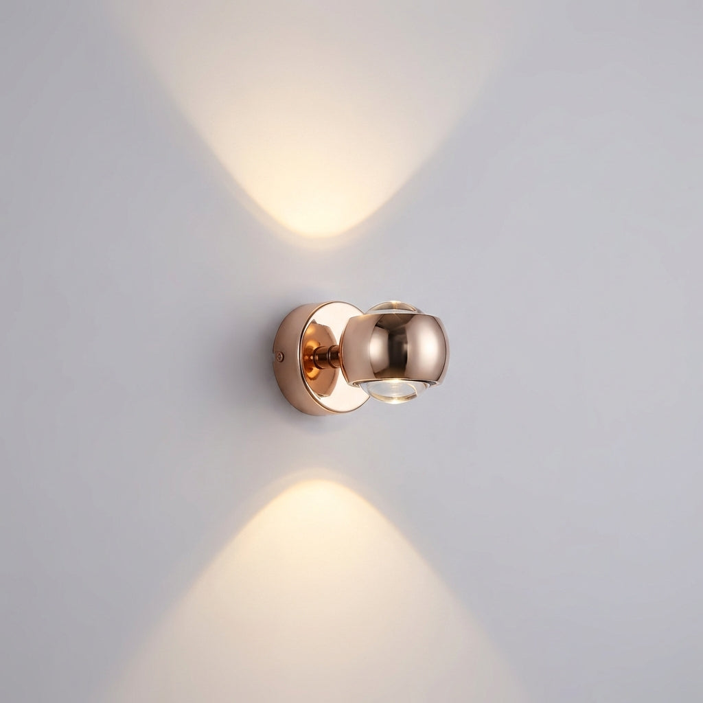 Stylish Glintara LED wall fixture with a sleek design, offering dimmable ambient light for modern interiors.