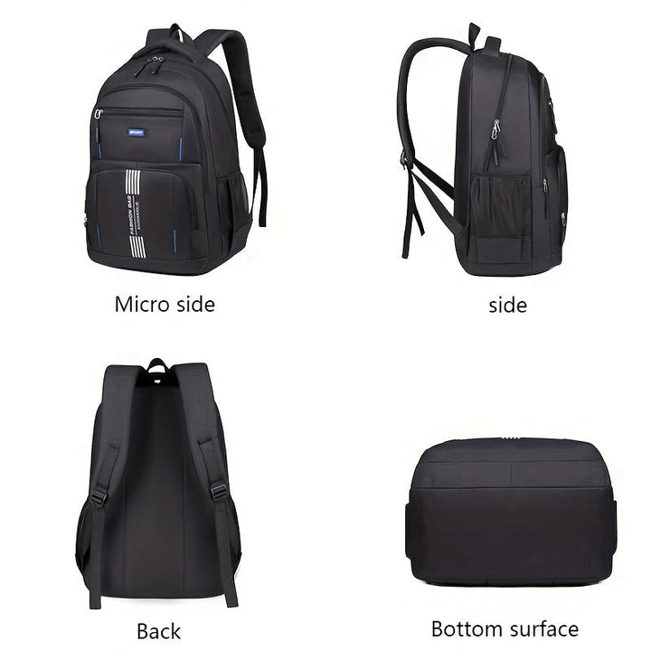Modern men's backpack with comfortable carry design, perfect for daily and travel needs.