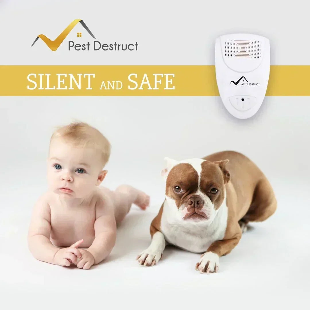 Efficient ultrasonic bed bug repeller & pest deterrent. Chemical-free solution for indoor pest control in homes.