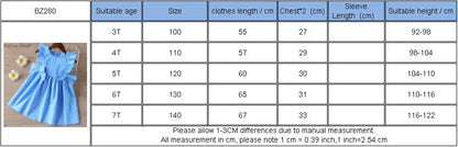 Back view of a girl's summer dress highlighting the elegant large bow design