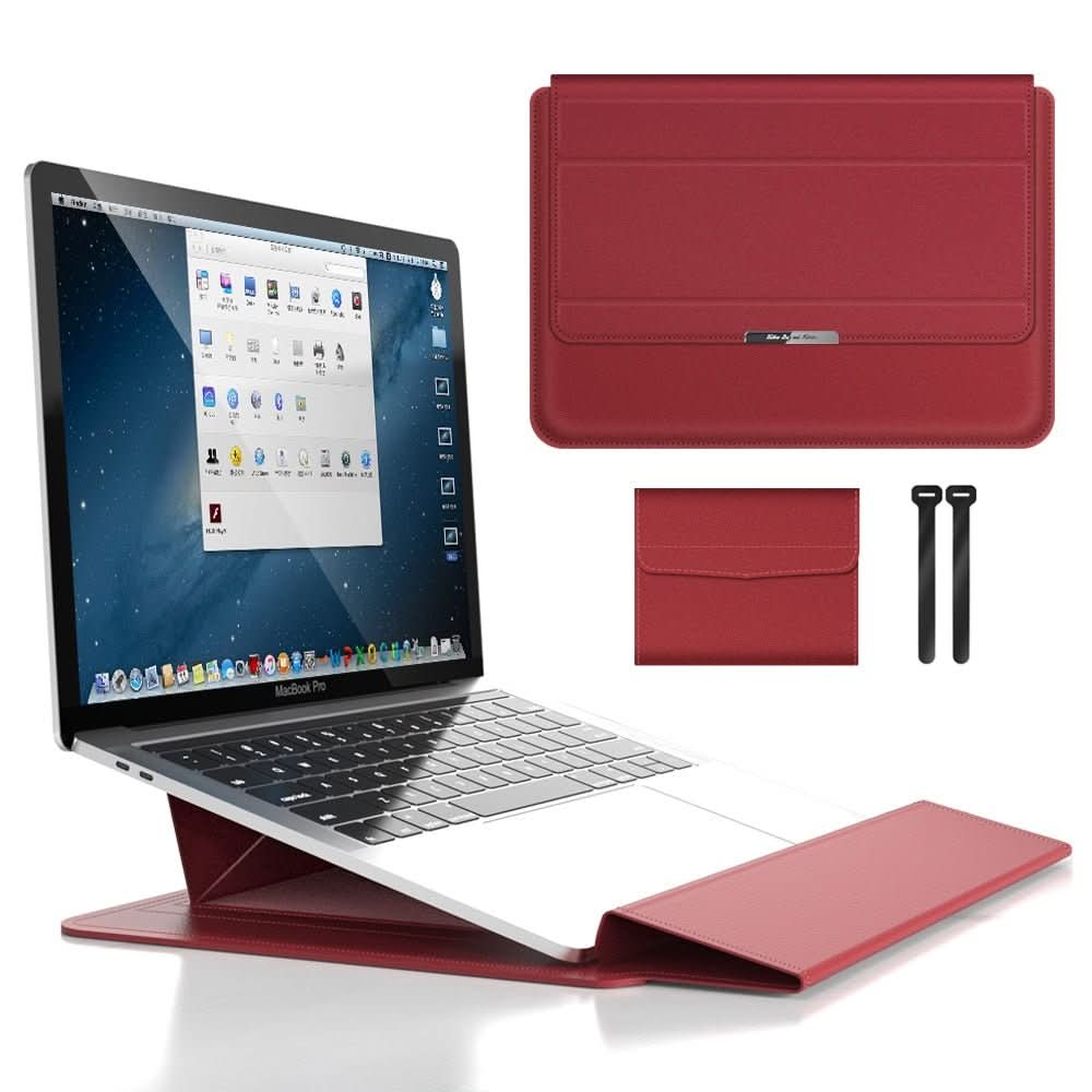 Convenient laptop sleeve & stand. Magnetic closure, slim design, ultimate device protection.