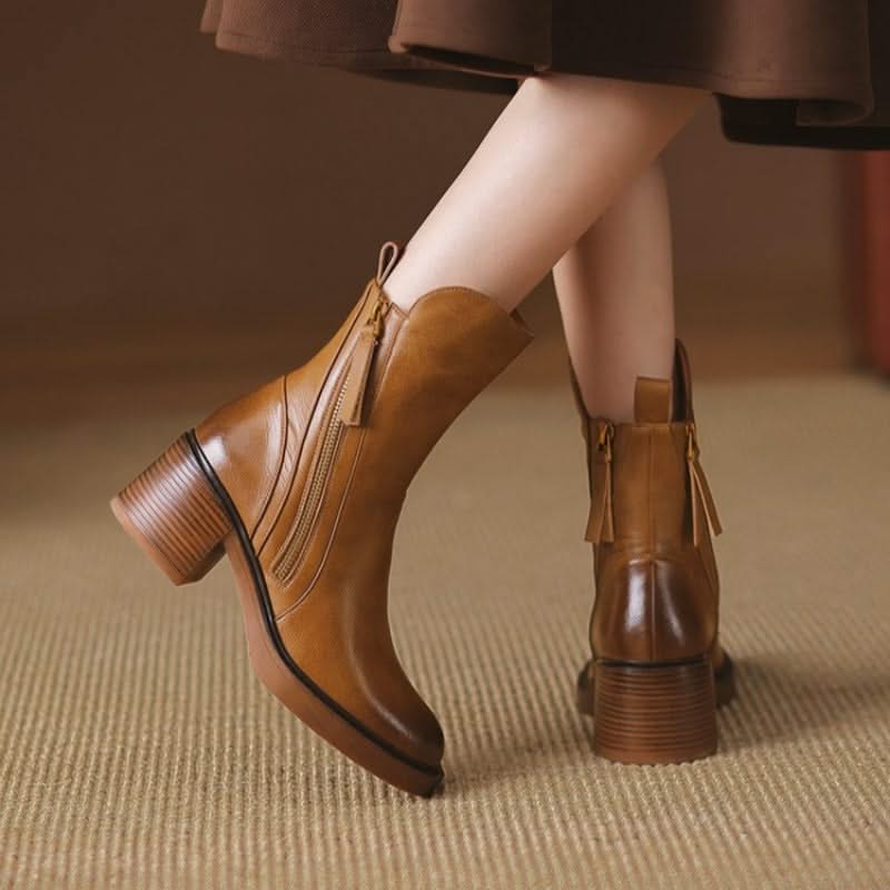 Elegant black high-heel ankle boots for women, the Sloane boot combines comfort with modern fashion.