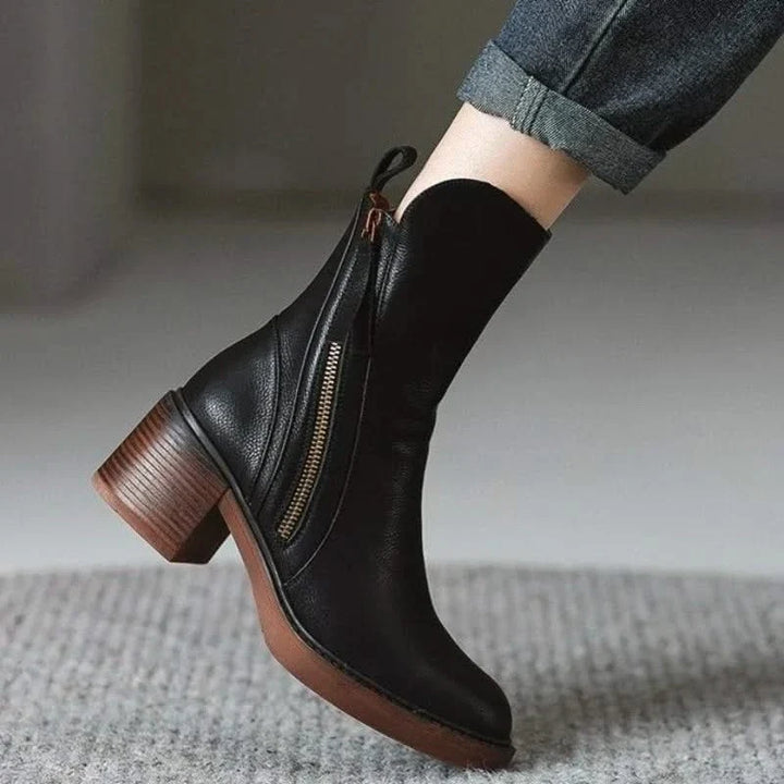 Sloane comfortable high-heel ankle boots for women. A sleek, stylish choice for sophisticated dressing.