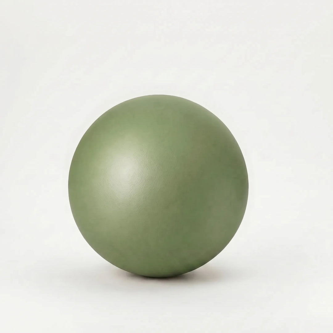 Versatile small yoga ball for home workouts, stretching, core exercises & overall fitness. Unisex.