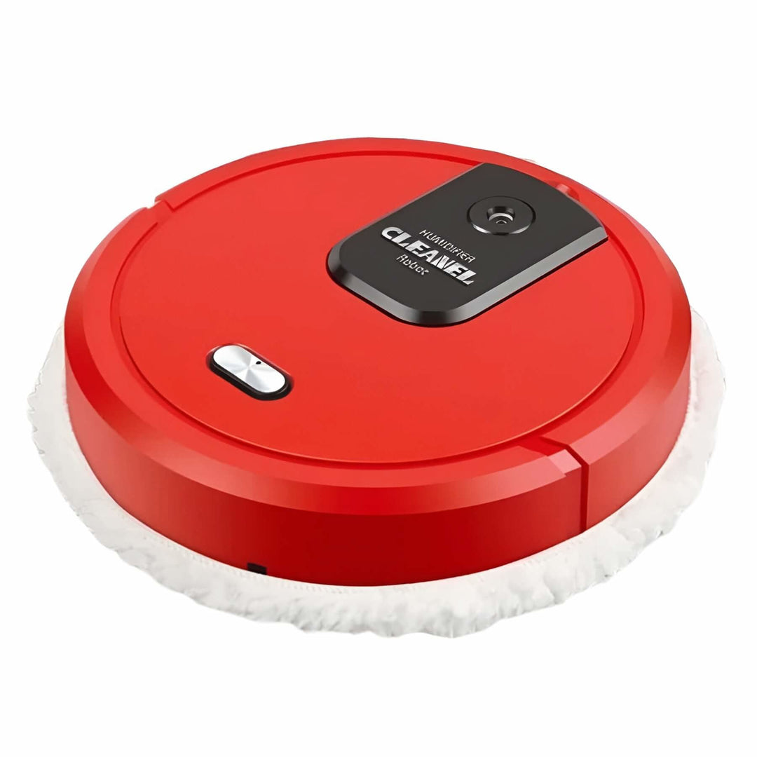 Efficient smart robot mop, ideal for deep cleaning hard floors & carpets; rechargeable design.