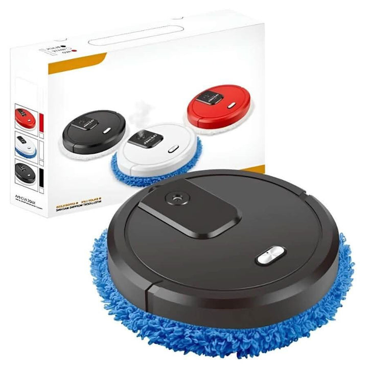 Rechargeable cordless robot mop for easy cleaning of hardwood floors & carpets.