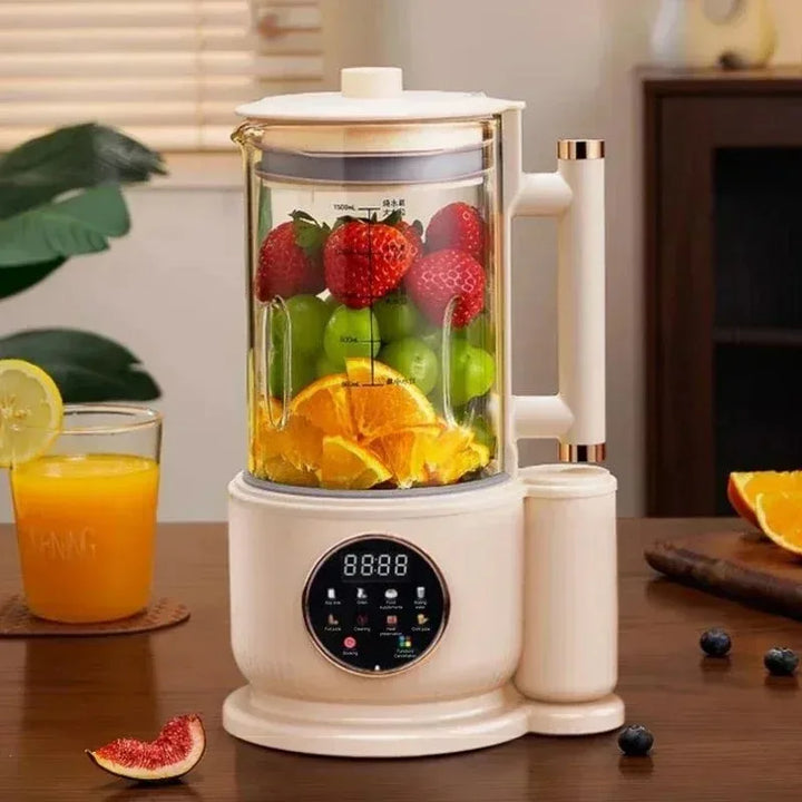 Compact Smart Touch soy milk and baby food maker, 1.5L capacity, perfect for home kitchen appliance.
