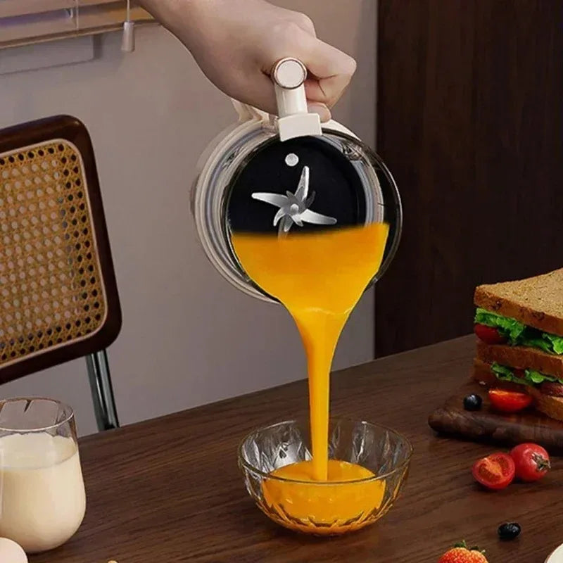 Side view of modern Smart Touch 1500ML soymilk maker, also functions as a quiet baby food blender.