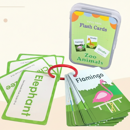 Cheerful English educational flashcards for children, SmartyCards learning tool