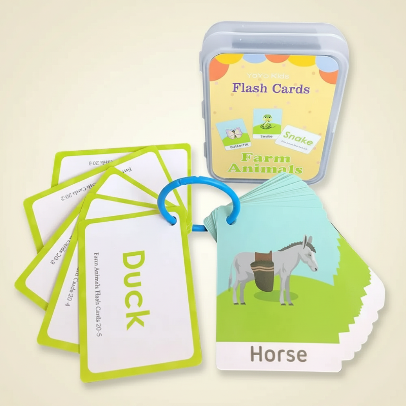 SmartyCards kidslearning flashcards, interactive English vocabulary builder
