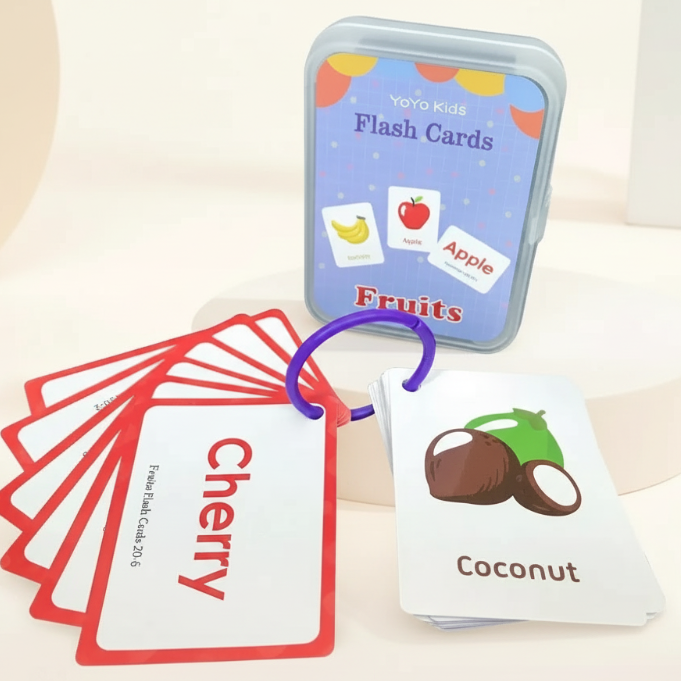 High-quality SmartyCards English learning flashcards, durable preschool education