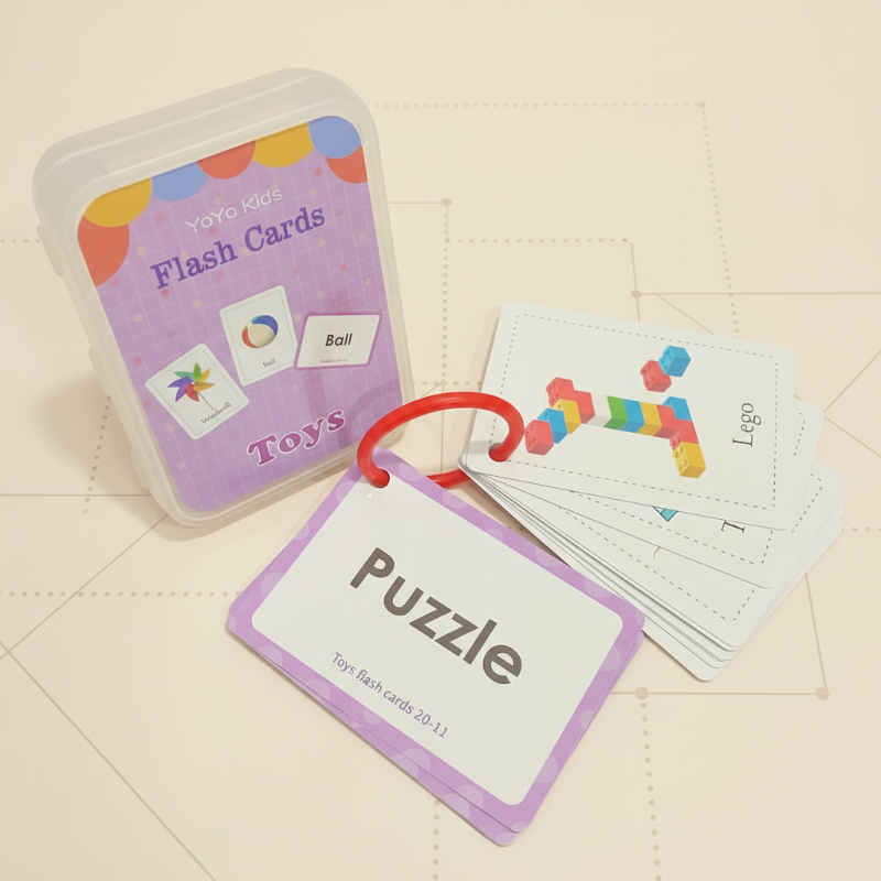 SmartyCards Cheerful English flashcards, perfect addition to school supplies for kids