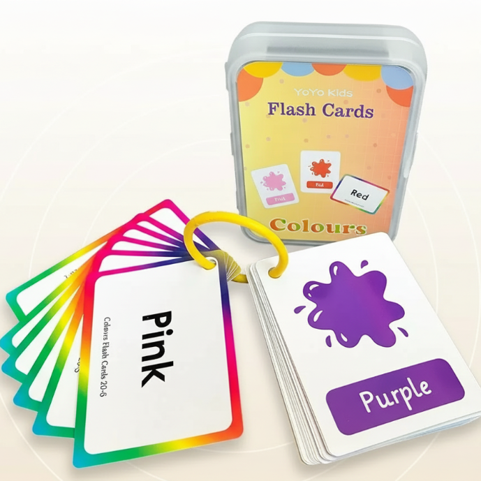 SmartyCards school supplies: engaging English word learning cards for children