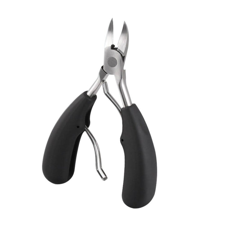 Ergonomic SNIPFORCE PRO toenail clippers for thick nails. Stainless steel foot care tool for personal grooming & hygiene.