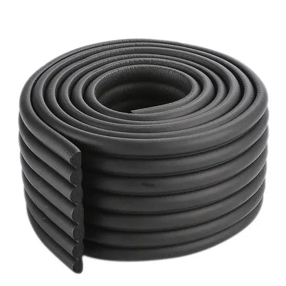 Textured foam edge protector strip, providing cushioning for baby safety.