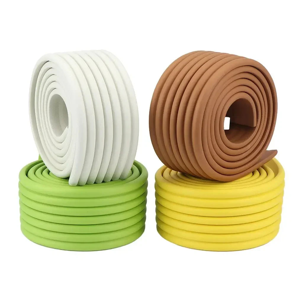 Corner guard foam strip for furniture, a soft bumper for baby safety.