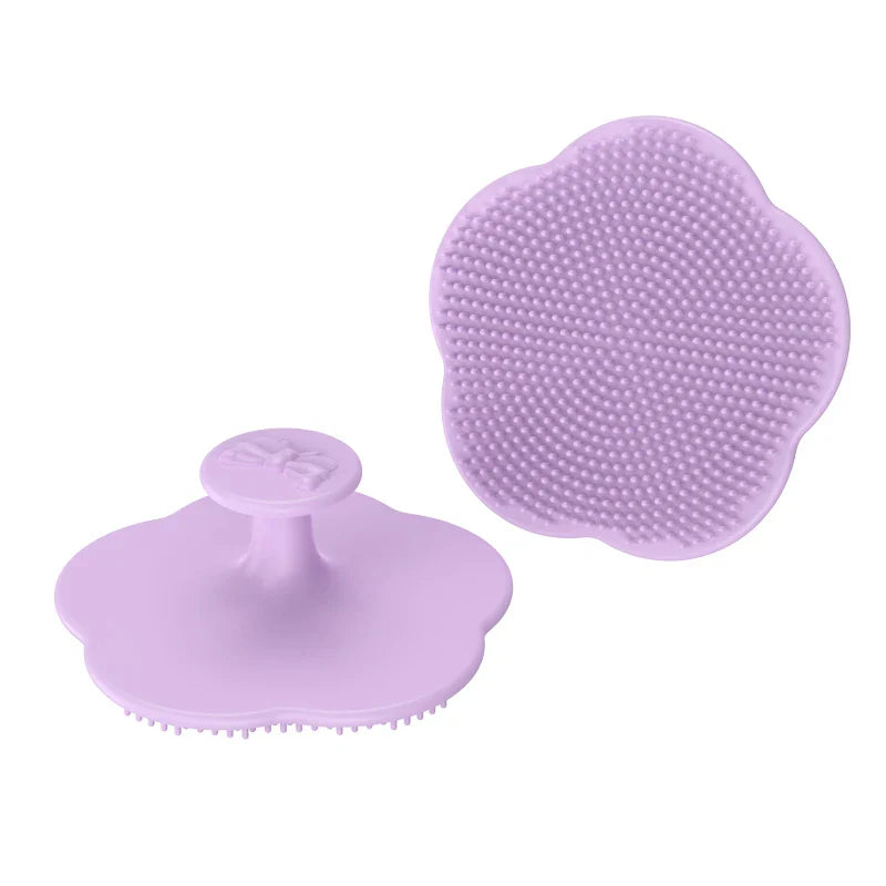 White soft bristled baby hair brush and comb, ideal for gentle grooming of infants.