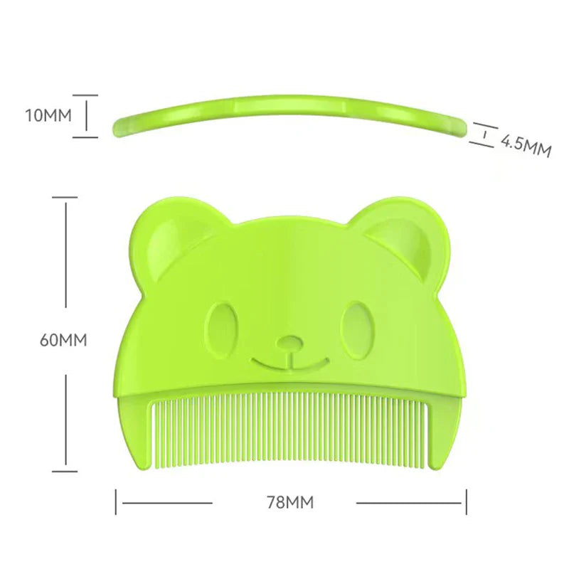 Baby hair care set: wooden soft bristled brush and detangling comb for infants, cradle cap friendly.