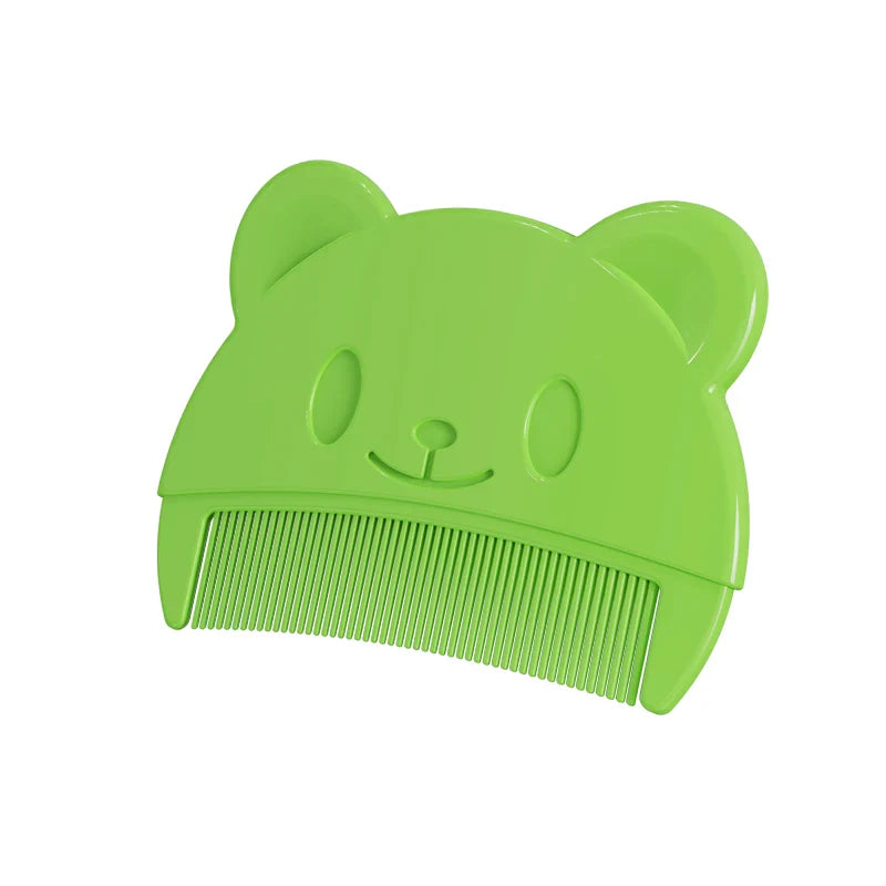 Newborn essentials: soft anti-cradle cap baby hair brush and comb set for sensitive skin.