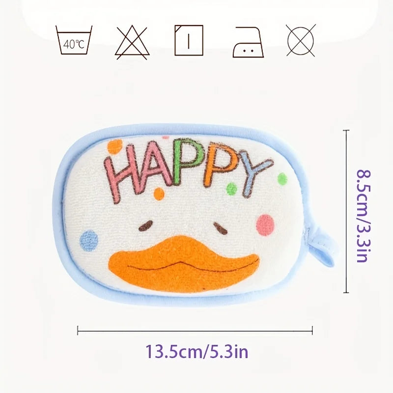 Cute animal-shaped baby bath sponge, a gentle scrub for delicate baby skin and fun bath time