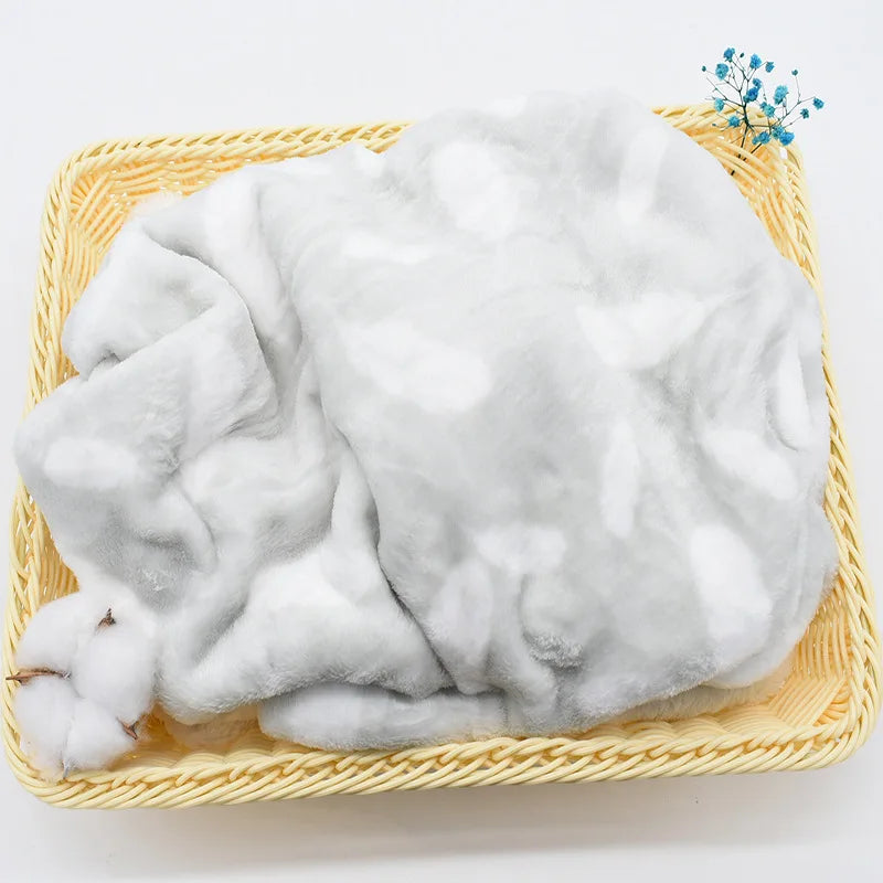 Super soft coral fleece baby blanket, ensuring maximum comfort.