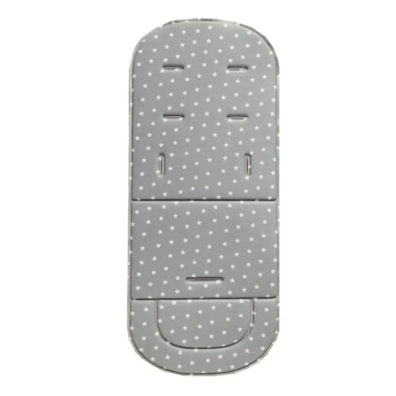 Detailed view of the stitching on a durable infant comfort pram liner for baby transport