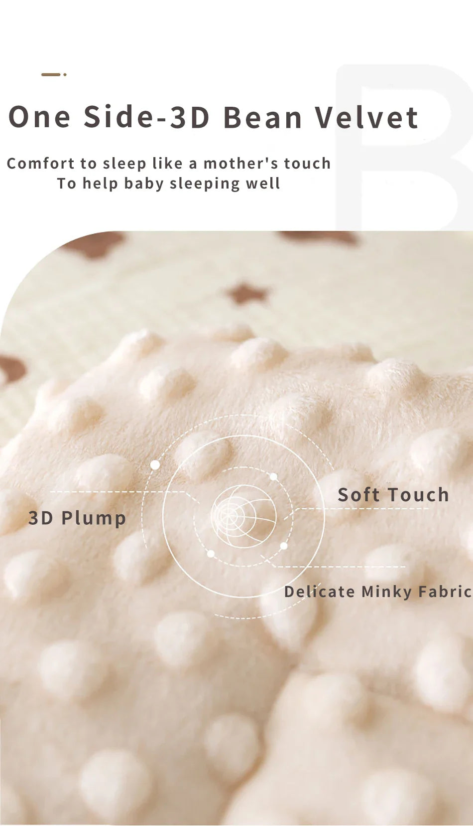 Hypoallergenic baby stroller mat, safe for sensitive newborn skin