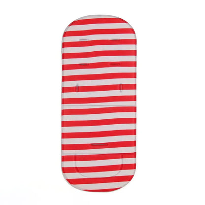 Easy clean baby stroller seat pad, cotton fabric, quick drying, pink