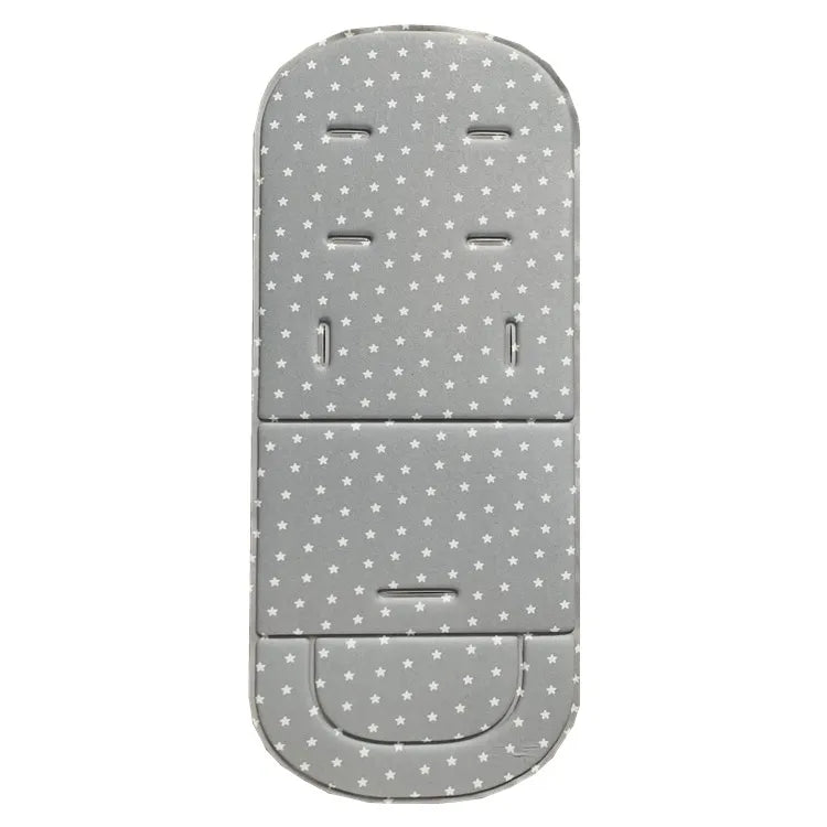 Comfortable baby stroller insert pad, white cotton, for infant support