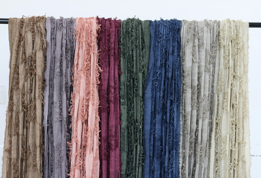 Close-up of the baby swaddle blanket's woven soft cotton material