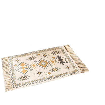 Textured baby photo prop rug in neutral tone, ideal for newborn photography setups.