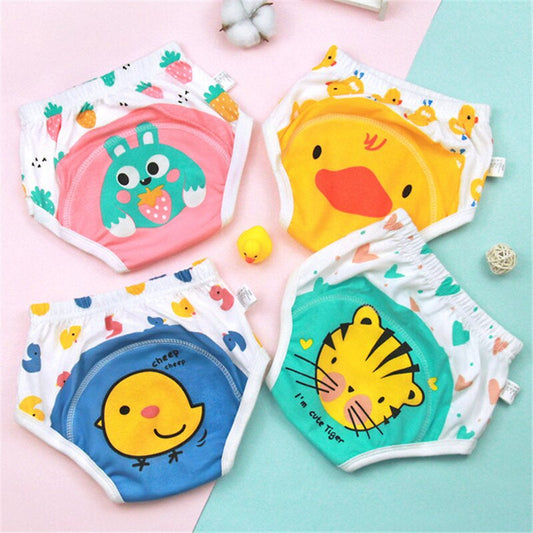 Soft cotton reusable cloth training pants for toddlers, eco-friendly potty training solution