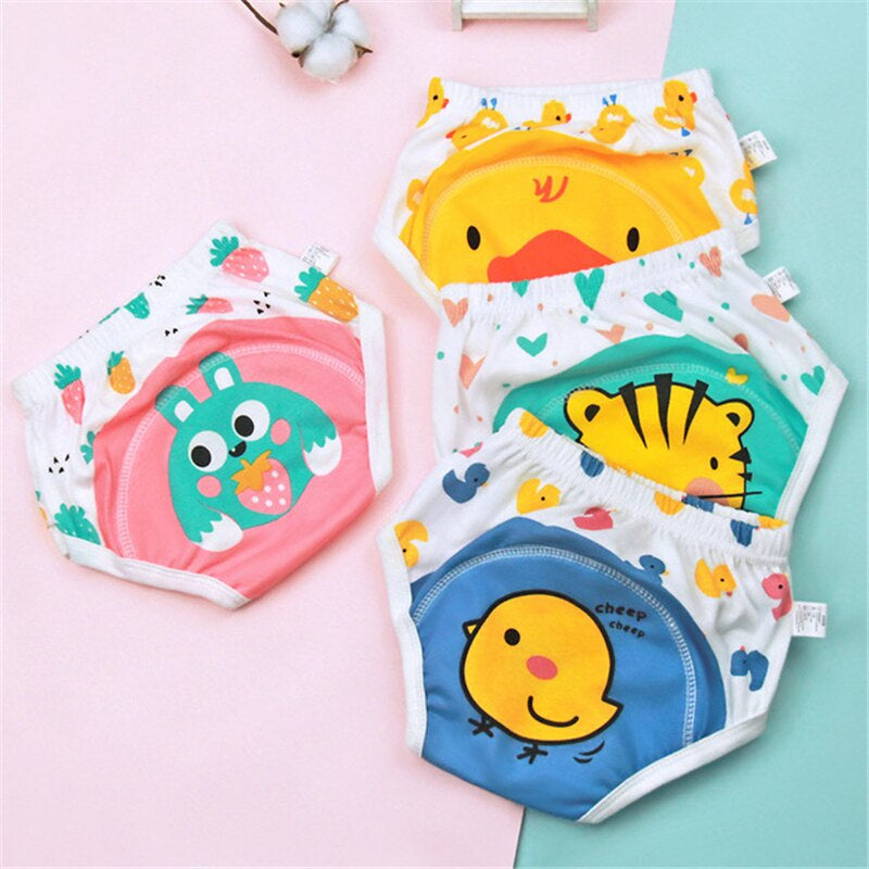 Eco-friendly reusable diaper pants, gentle on baby's skin during potty training