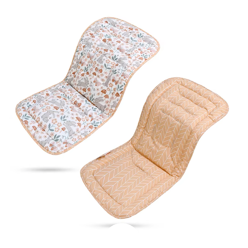 Universal fit baby accessory: reversible cotton infant seat liner for stroller comfort