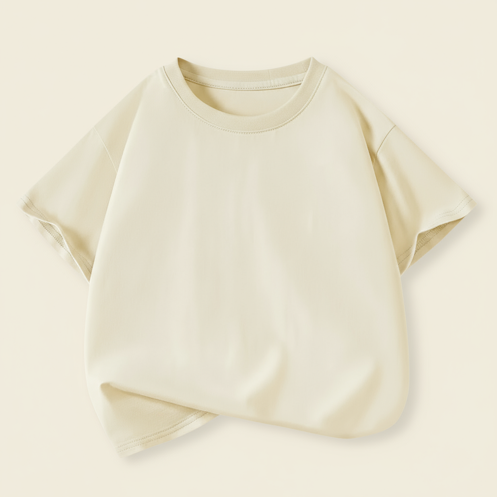 Children's casual wear cotton t-shirt, highly breathable and gentle fabric